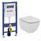 Set vas wc suspendat Ideal Standard Tesi AquaBlade cu capac si rezervor Geberit Duofix. Poza 2565