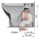 Conector scurgere verticala Ideal Standard pentru Vas WC pe pardoseala. Poza 2617