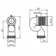 Conector scurgere verticala Ideal Standard pentru Vas WC pe pardoseala. Poza 2618