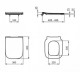 Set vas WC suspendat Ideal Standard I.life B cu functie bideu si capac slim softclose alb. Poza 2671
