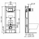 Set vas wc suspendat Ideal Standard Esedra AquaBlade cu capac inchidere lenta si rezervor Ideal Standard Prosys. Poza 2681