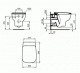 Set vas wc suspendat Ideal Standard Esedra AquaBlade cu capac inchidere lenta si rezervor Ideal Standard Prosys. Poza 2682